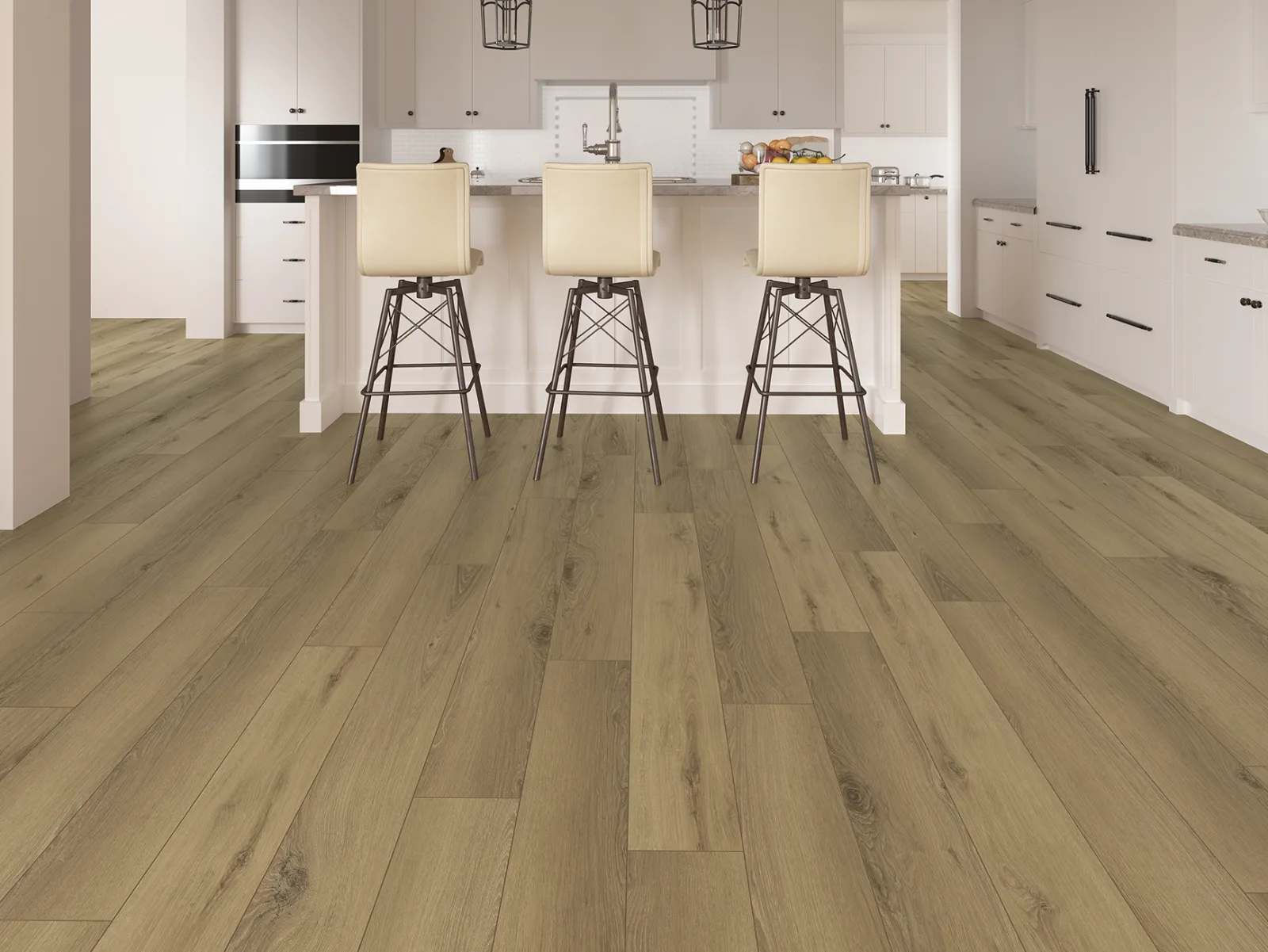 GemCore Lakeshore Warren waterproof laminate in a living room