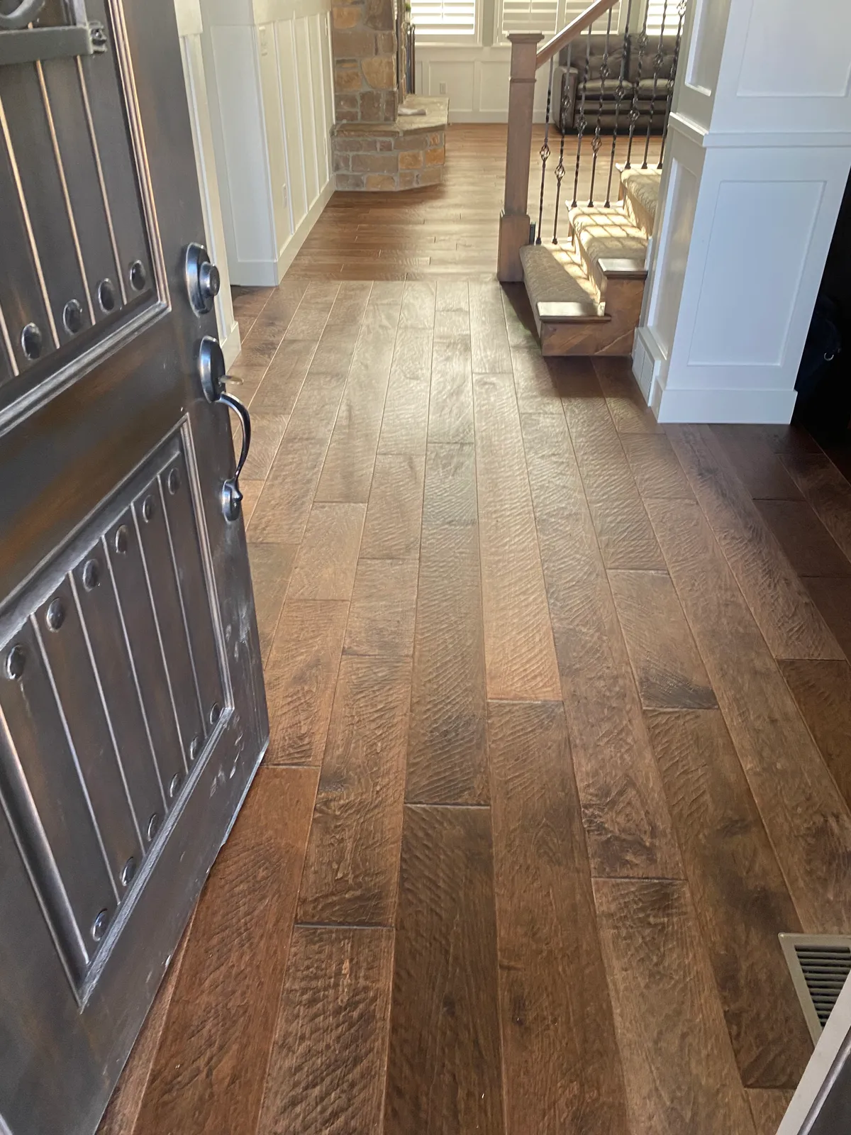 Modern entryway with hardwood, Eagle Mountain, UT