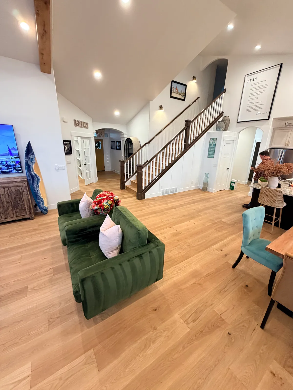 Family home hardwood flooring for everyday wear