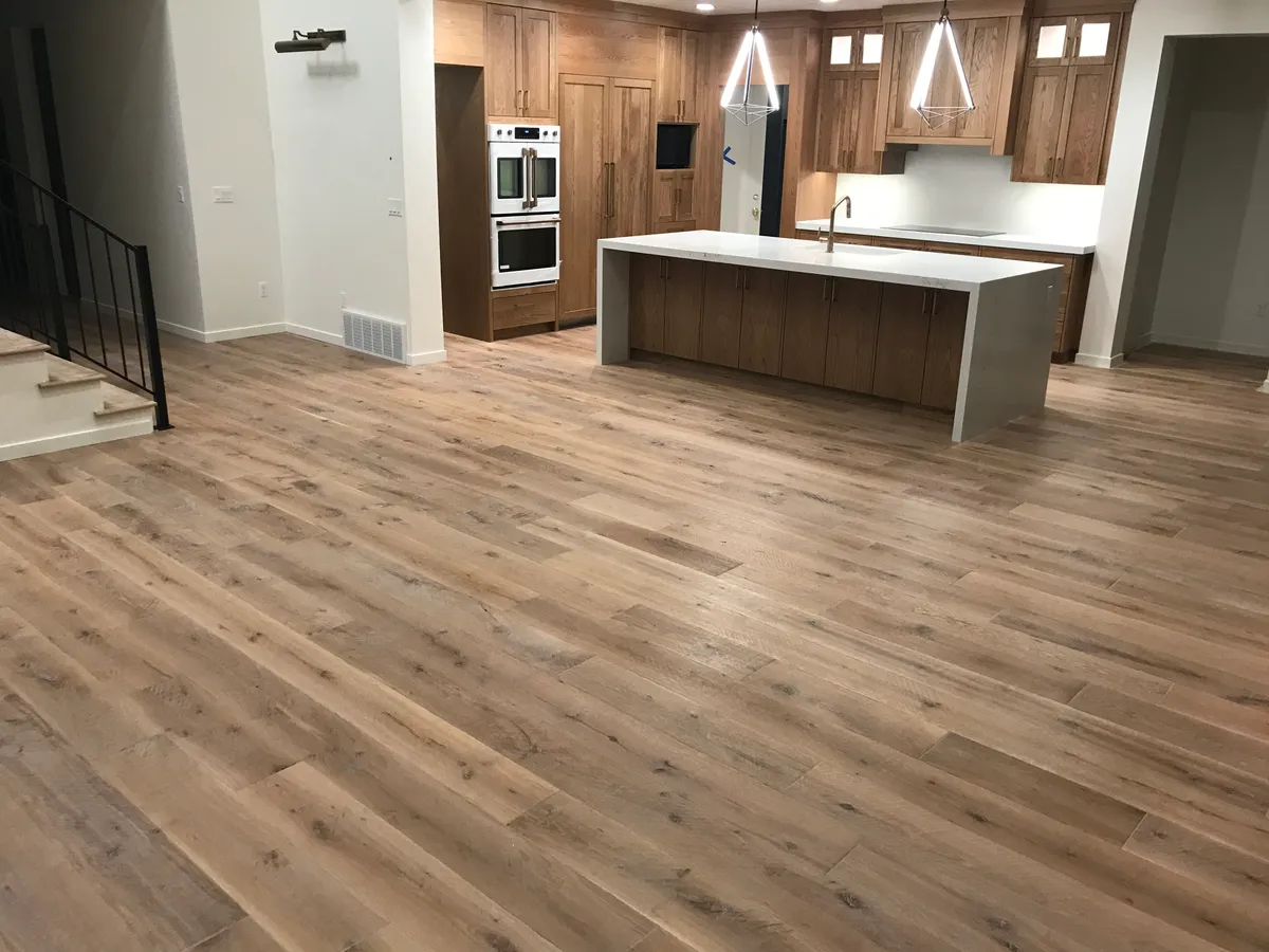 Hardwood kitchen with new build finishes, Vineyard, UT